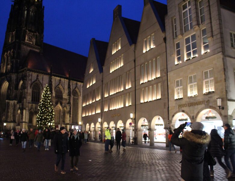 Sicher zurecht finden auf dem Weihnachtsmarkt in  Münster